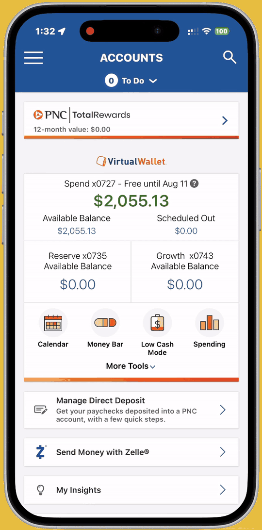 Accounts Hub before redesign, walkthrough