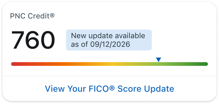 Credit score preview card